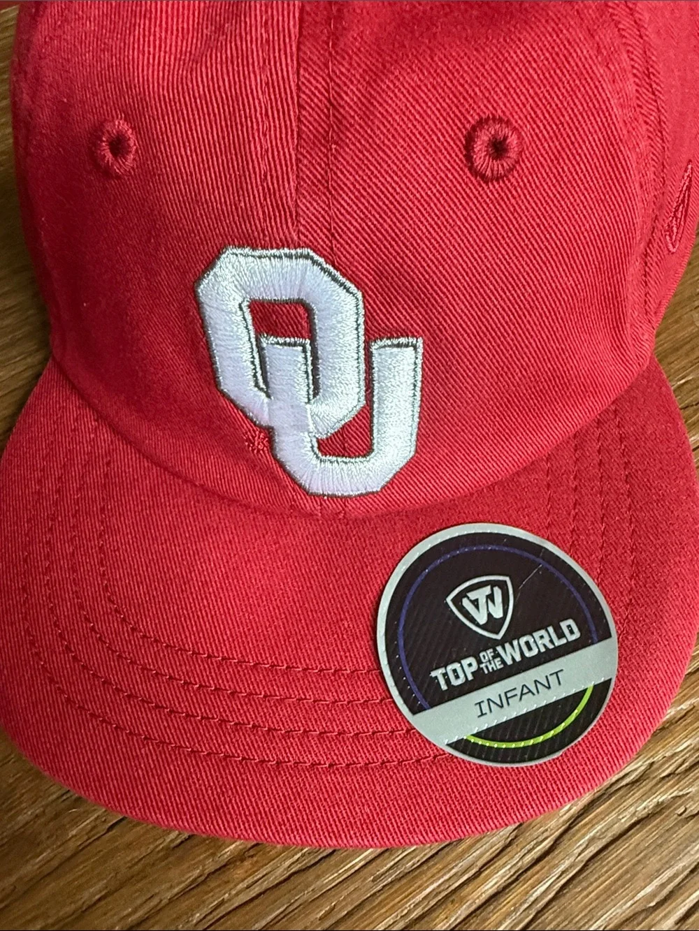 Top of the World Infant Red Baseball Hat